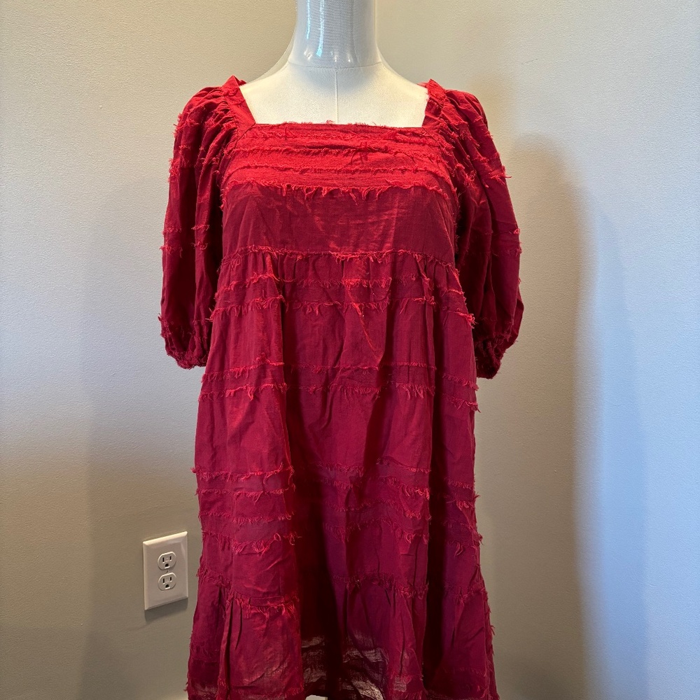 Altar'd State Red Mini Dress
